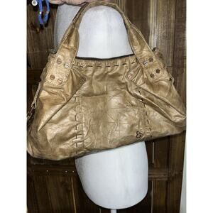 Choose Positivity Paper Bag Look Handbag Zip Pockets